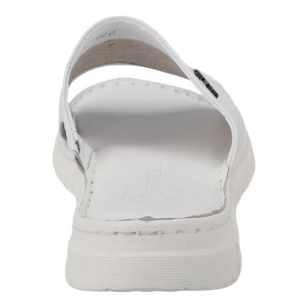 Forelli 38505 Sofia-G Beyaz Kadın Comfort Deri Terlik