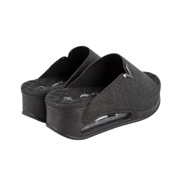 Muya 31212 Aero Baskılı Siyah Kadın Air Taban Terlik