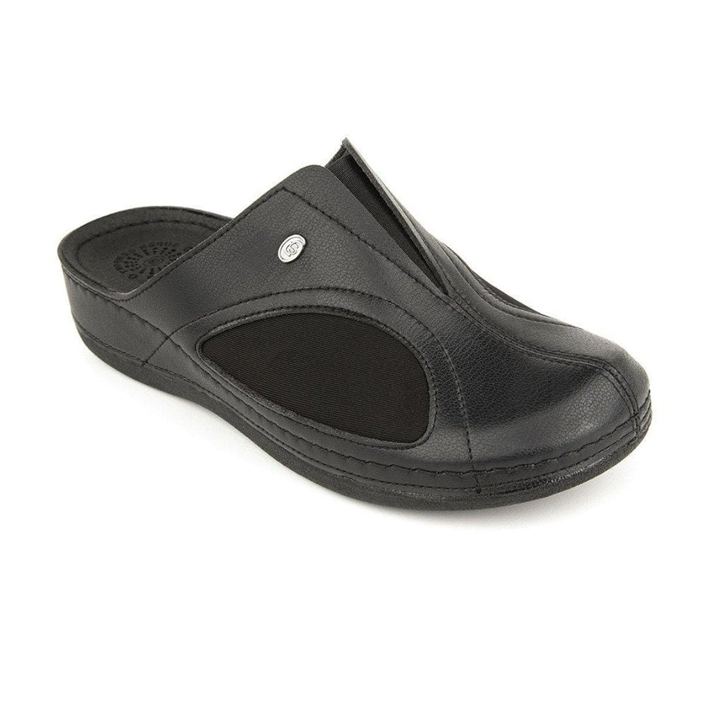 Muya 31108 Cara Siyah Kadın Kemik Çıkıntısı Terlik