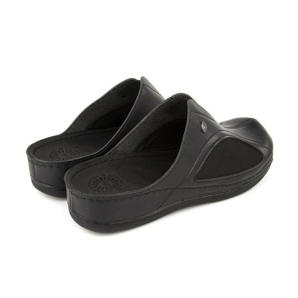 Muya 31108 Cara Siyah Kadın Kemik Çıkıntısı Terlik