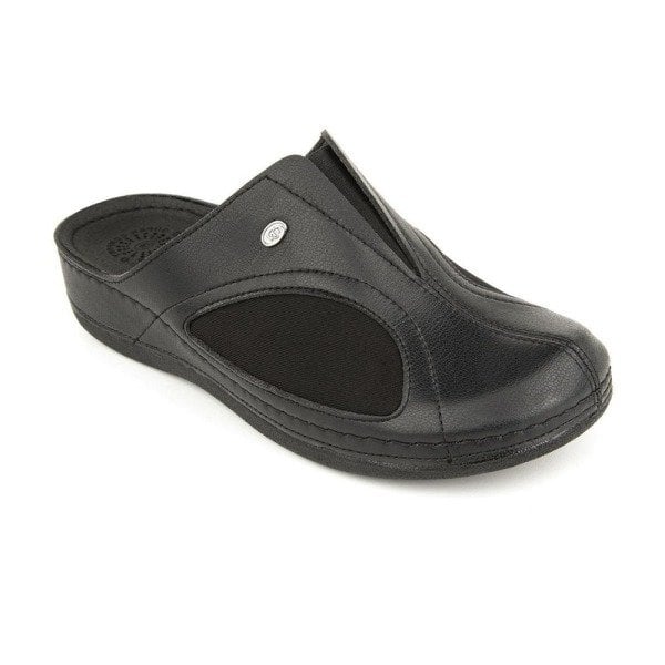 Muya 31108 Cara Siyah Kadın Kemik Çıkıntısı Terlik