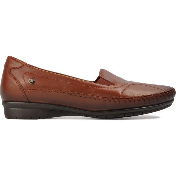 Forelli 51302 Lady-G Taba Kadın Comfort Deri Ayakkabı