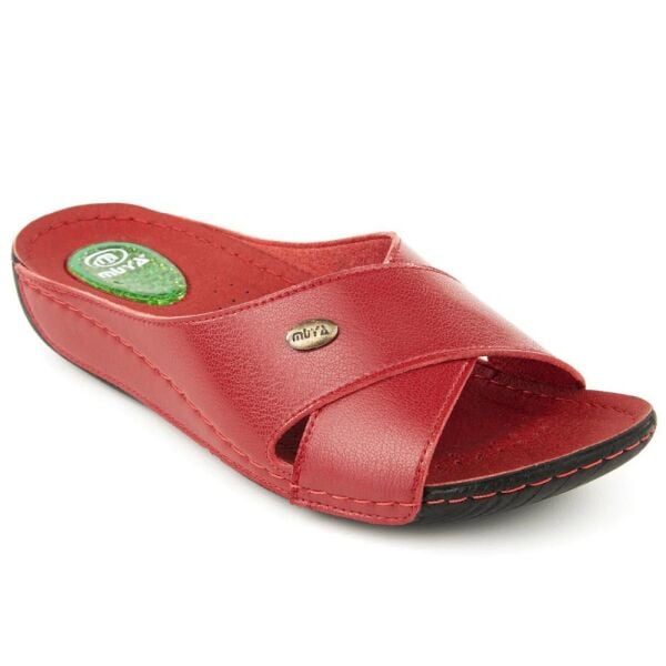 Muya 31124 Cyrus Kırmızı Kadın Anatomik Topuk Dikeni Terlik