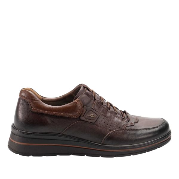 Forelli 21308-H Elinor Kahve Kadın Comfort Deri Ayakkabı