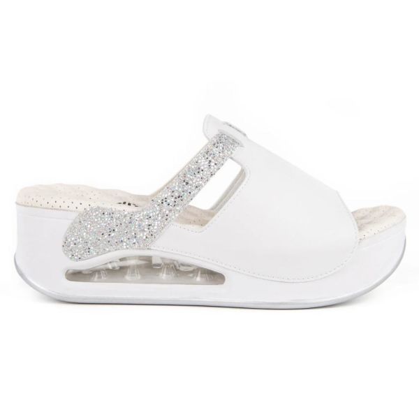 Muya 31214 Libra Beyaz Kadın Air Taban Terlik