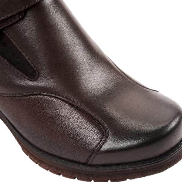 Forelli 25651-K Vionic Kahve Kadın Comfort Deri Hallux Bot