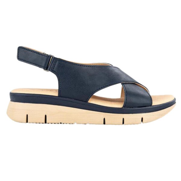 Muya 32229 Solo Lacivert Kadın Anatomik Sandalet