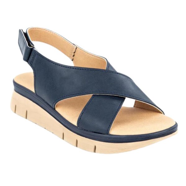 Muya 32229 Solo Lacivert Kadın Anatomik Sandalet