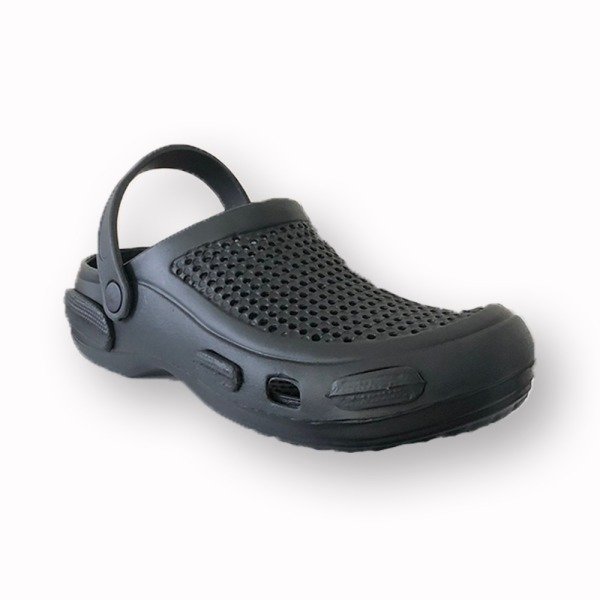 Akınal Bella E087 Siyah Erkek Hastane Sabo Terlik Sandalet