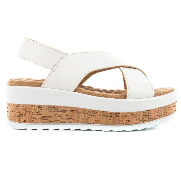 Muya 34211 Yangi Beyaz Kadın Anatomik Sandalet