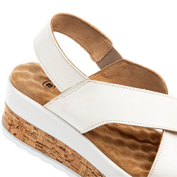 Muya 34211 Yangi Beyaz Kadın Anatomik Sandalet