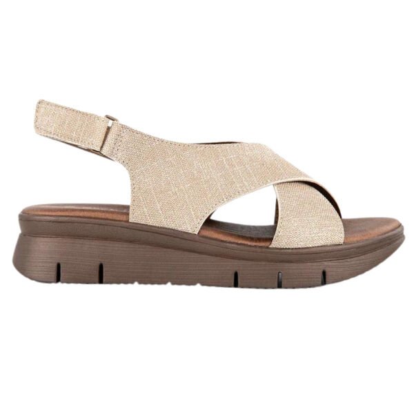 Muya 32229 Solo Krem Kadın Anatomik Sandalet