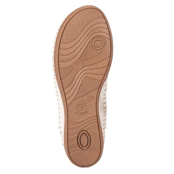 Forelli 22521 Sally-G Bej Kadın Comfort Deri Sandalet