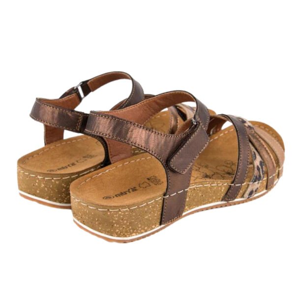 Muya 31258 Niha Bronz Deri Kadın Anatomik Sandalet