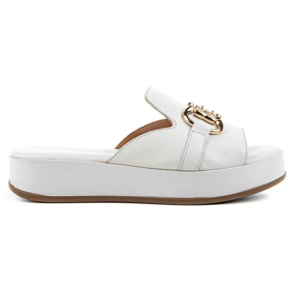 Hush Puppies 624219 Asan Beyaz Kadın Anatomik Terlik