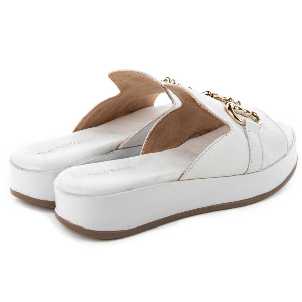 Hush Puppies 624219 Asan Beyaz Kadın Anatomik Terlik