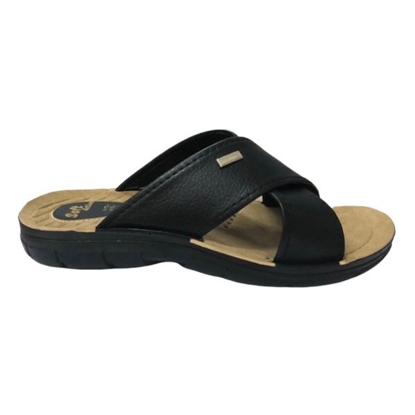 Gezer 12749 Soft Active Siyah Erkek Günlük Comfort Terlik