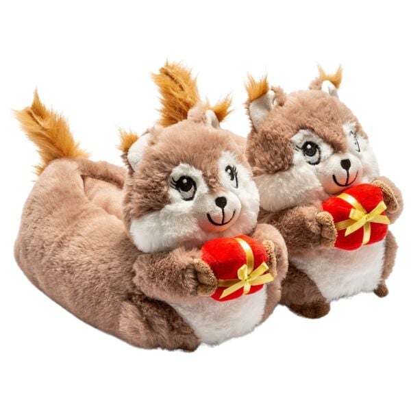 Twigy CC0628 Tw Sincap Kahve Hayvan Figürlü Kadın Panduf