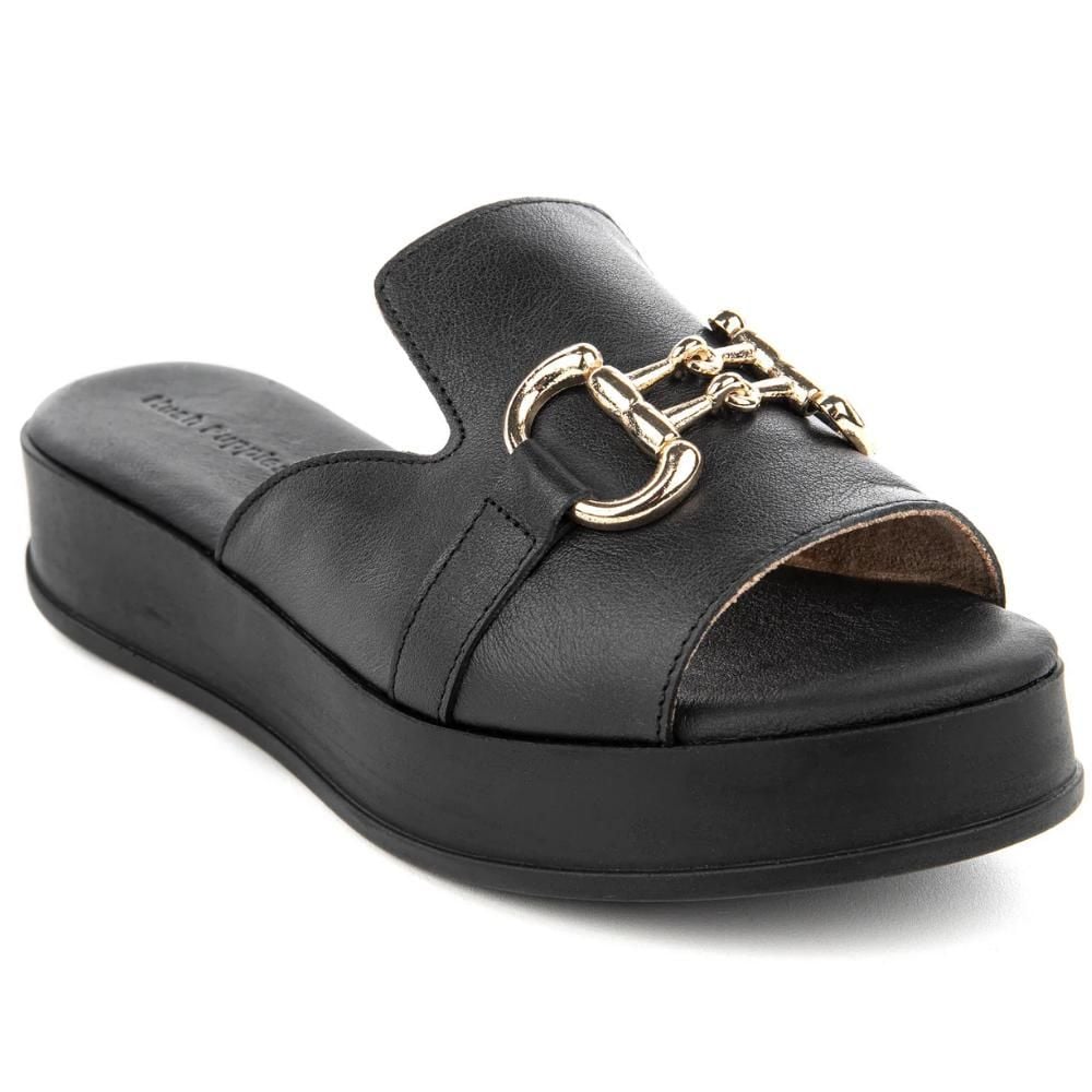 Hush Puppies 624219 Asan Siyah Kadın Anatomik Terlik