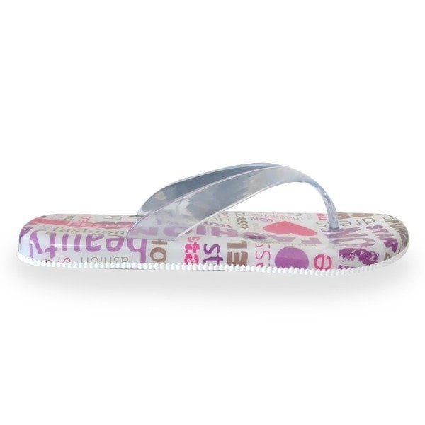 Gezer 13396 Şeffaf Kadın KAYDIRMAZ Parmak Arası Terlik