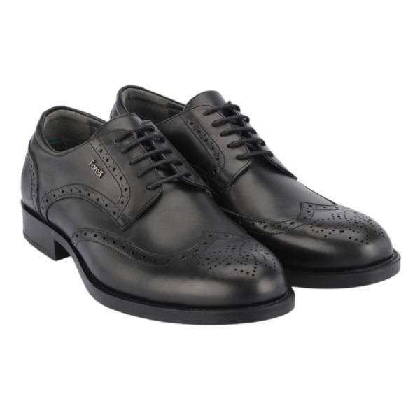 Forelli 31611-G York Siyah Erkek Comfort Deri Ayakkabı