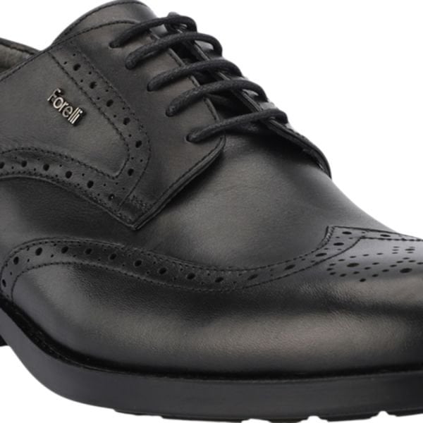 Forelli 31611-G York Siyah Erkek Comfort Deri Ayakkabı