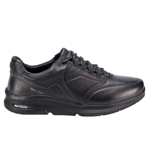 Forelli 46115-G Proof Siyah Erkek Comfort Waterproof Deri Ayakkabı