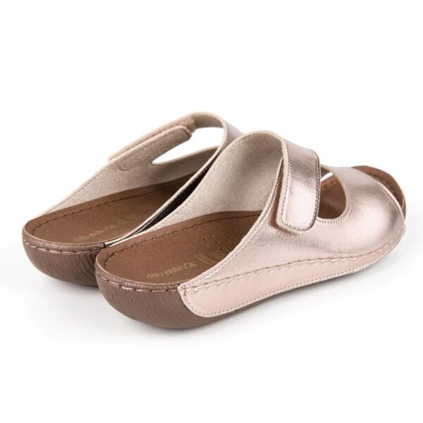 Muya 31128 Solena Platin Kadın Anatomik Terlik