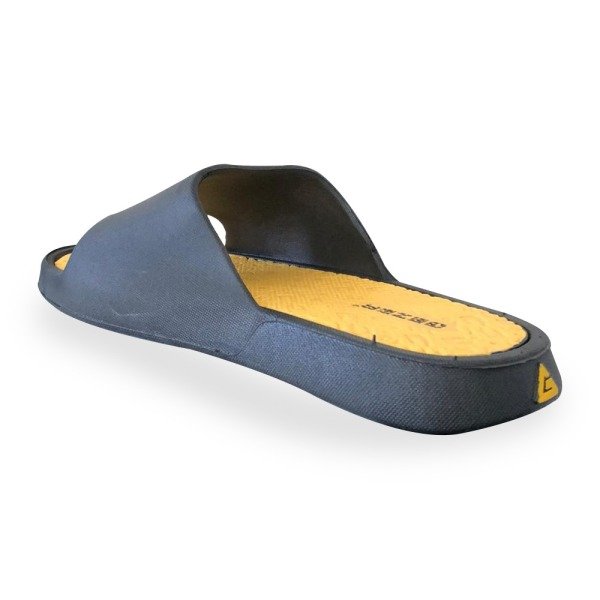 Gezer 13428 Siyah Erkek Kaydırmaz Havuz/Deniz Terlik