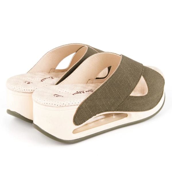 Muya 31210 Penelope Haki Kadın Air Taban Terlik