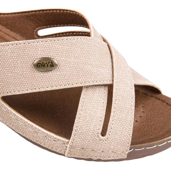 Muya 31164 Masis Krem Kadın Anatomik Terlik