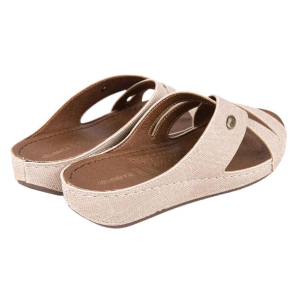 Muya 31164 Masis Krem Kadın Anatomik Terlik