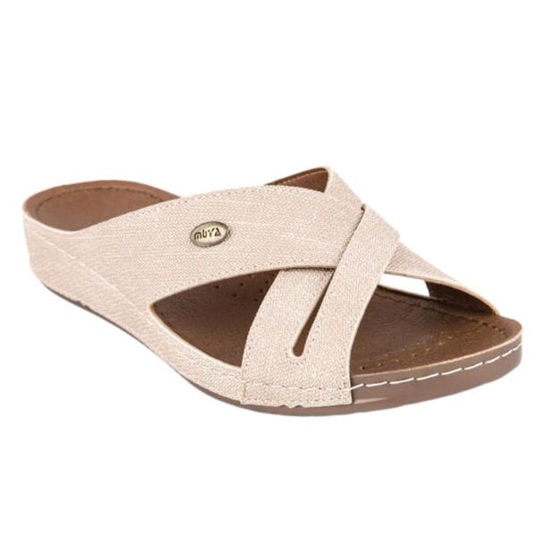 Muya 31164 Masis Krem Kadın Anatomik Terlik