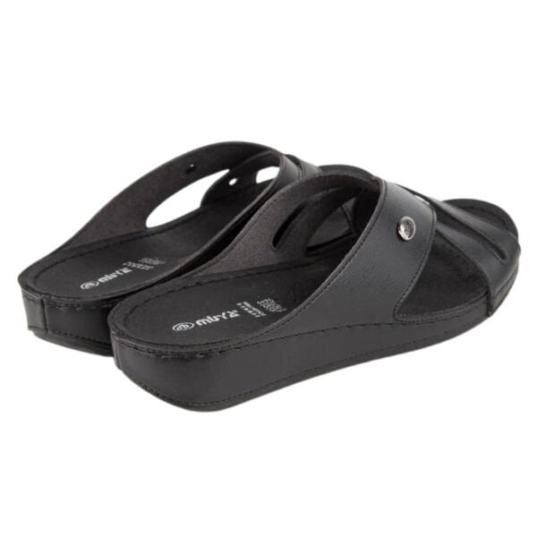 Muya 31164 Masis Siyah Kadın Anatomik Terlik