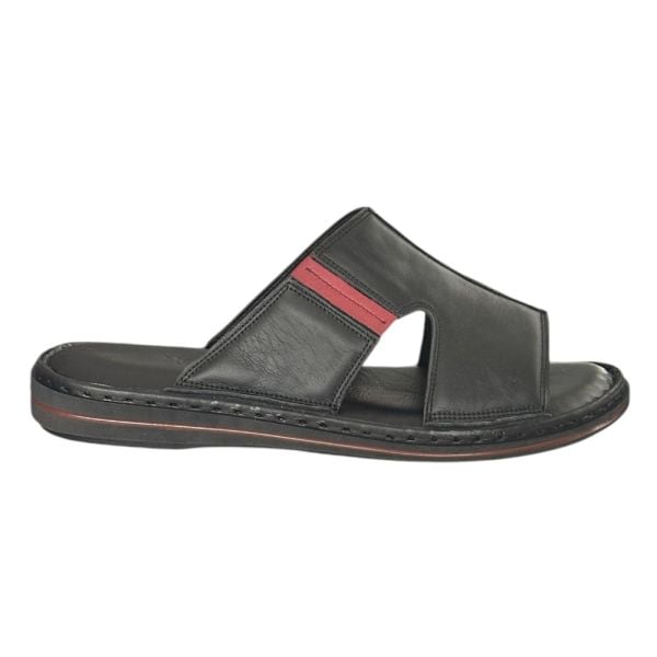 Cex 25Y TRV Siyah Erkek Hakiki Deri Günlük Terlik