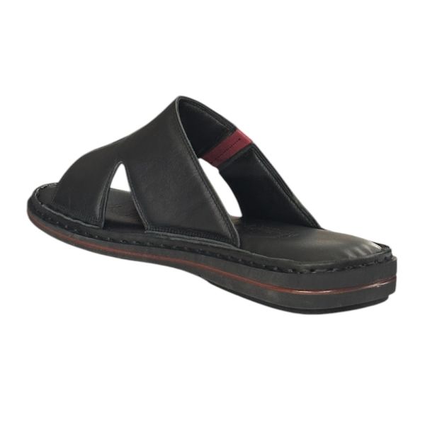 Cex 25Y TRV Siyah Erkek Hakiki Deri Günlük Terlik