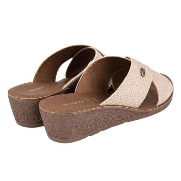 Muya 31027 Twice Krem Kadın Anatomik Terlik