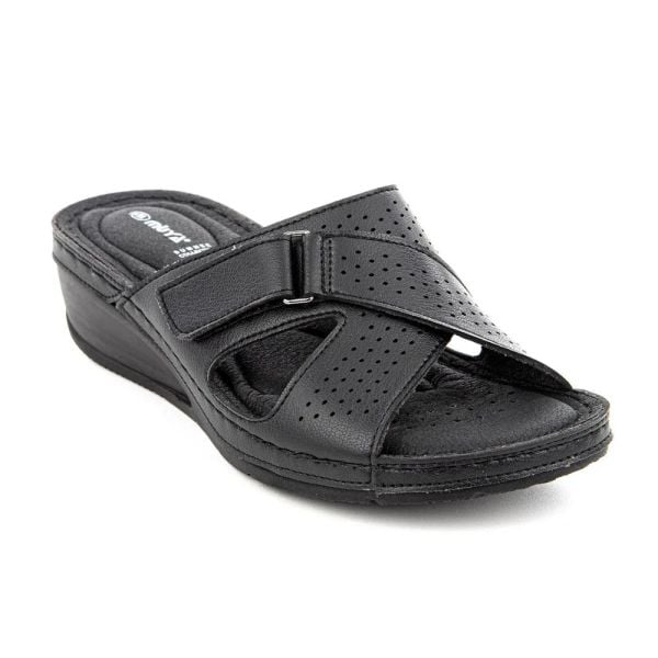 Muya 34218 Duro Siyah Kadın Anatomik Terlik