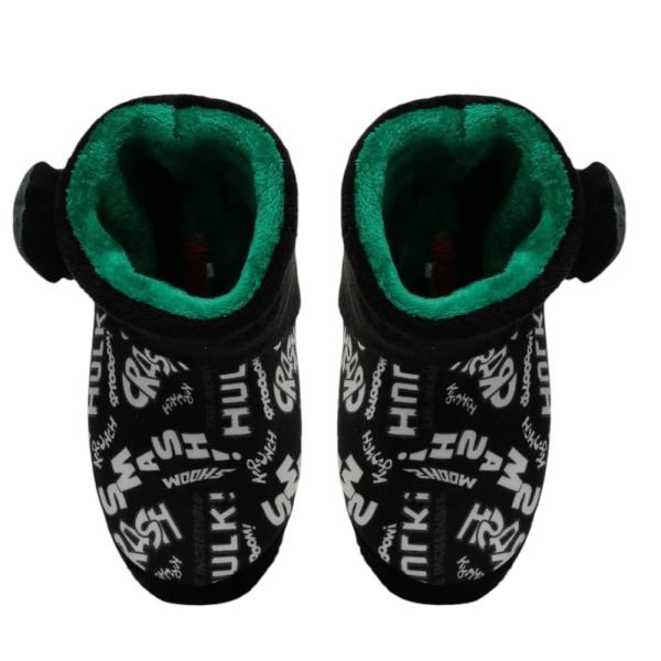 Avengers Yahoo 4PR Siyah Çocuk Panduf Ev Botu