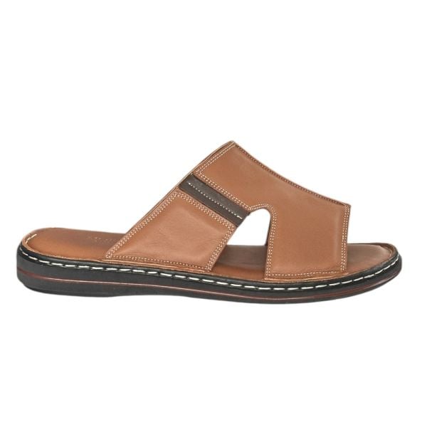 Cex 25Y TRV Taba Erkek Hakiki Deri Günlük Terlik