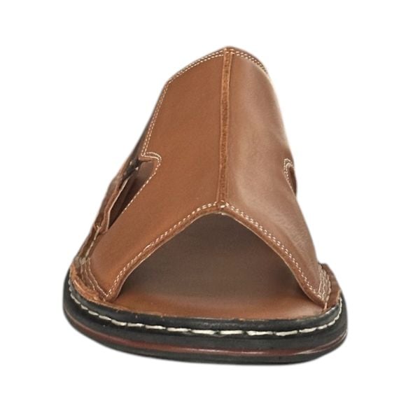 Cex 25Y TRV Taba Erkek Hakiki Deri Günlük Terlik