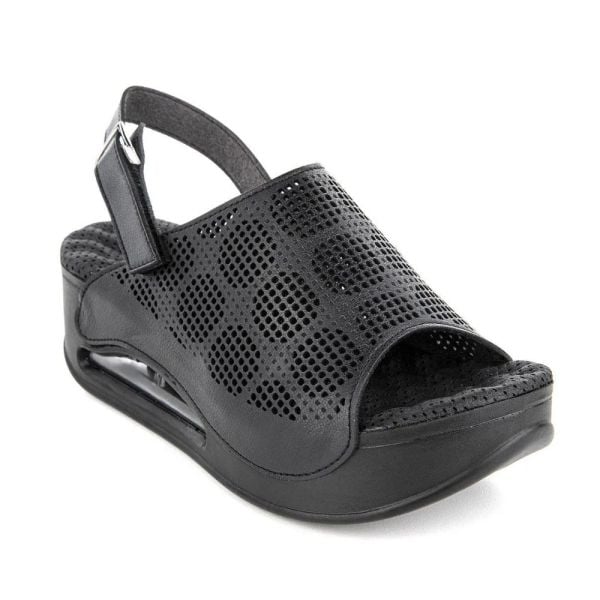 Muya 34221 Jambe Siyah Kadın Air Taban Sandalet