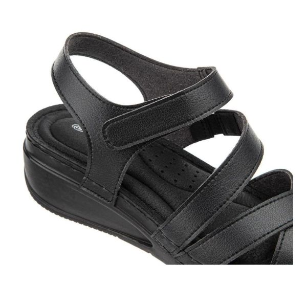 Muya 34215 Calceus Siyah Kadın Anatomik Sandalet