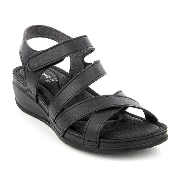 Muya 34215 Calceus Siyah Kadın Anatomik Sandalet