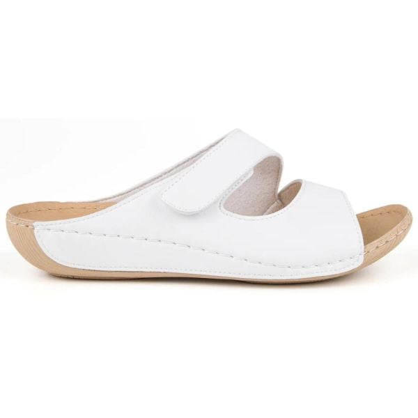 Muya 31128 Solena Beyaz Kadın Anatomik Terlik