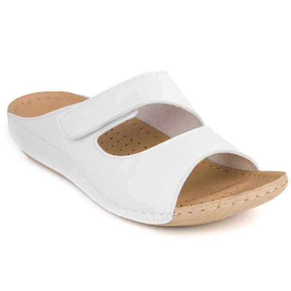 Muya 31128 Solena Beyaz Kadın Anatomik Terlik