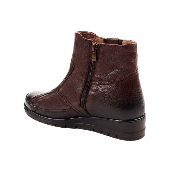 Forelli 25157-H Moly Kahve Kadın Comfort Deri Hallux Bot