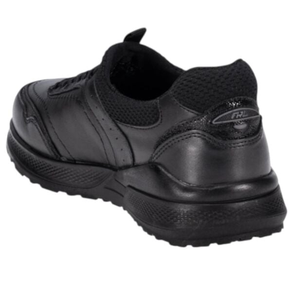 Forelli 46709-G Slins Siyah Kadın Comfort Deri Ayakkabı