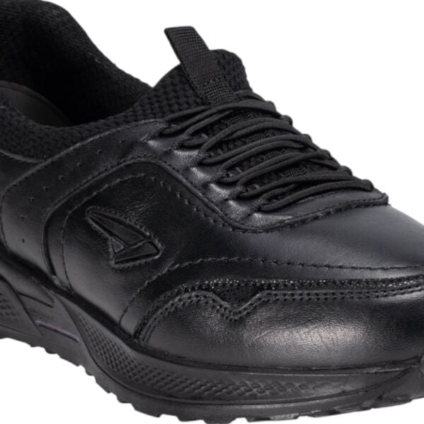 Forelli 46709-G Slins Siyah Kadın Comfort Deri Ayakkabı