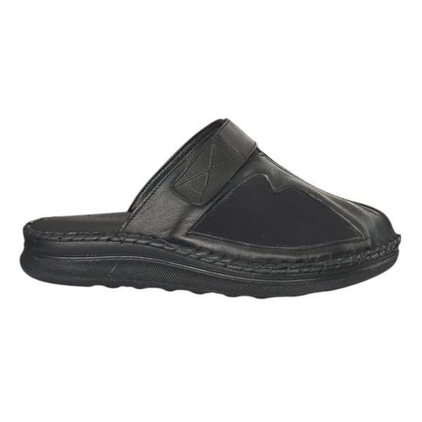 Cex 25Y TRV Siyah Kadın Hakiki Deri Kemik Çıkıntısı Terlik